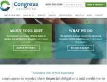 Tablet Screenshot of congresscollection.com